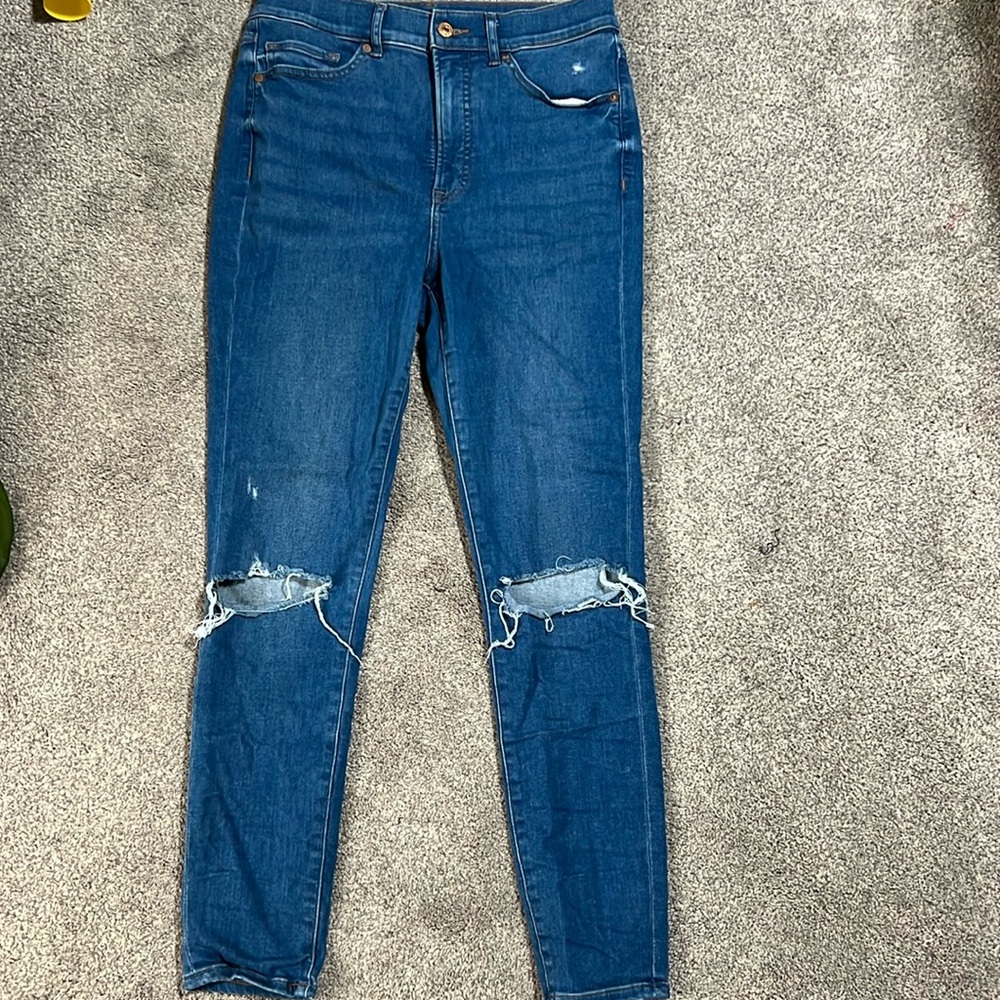 Express High rise skinny jeans